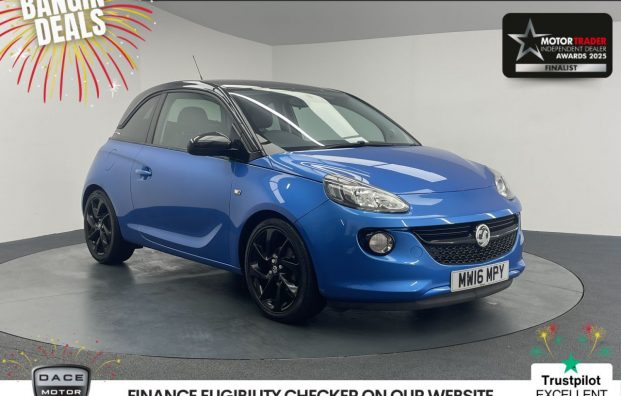 Used 2016 BLUE VAUXHALL ADAM for sale in Manchester