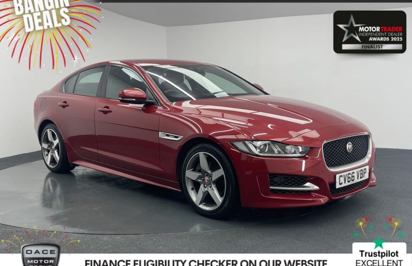 Used 2016 RED JAGUAR XE for sale in Manchester