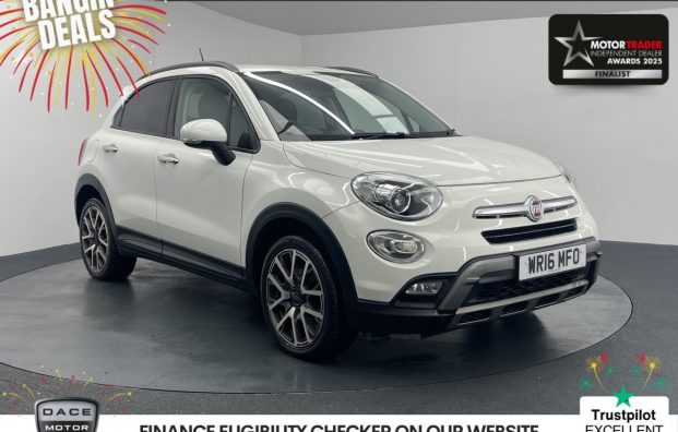 Used 2016 WHITE FIAT 500X for sale in Manchester