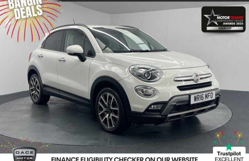 Used 2016 WHITE FIAT 500X for sale in Manchester