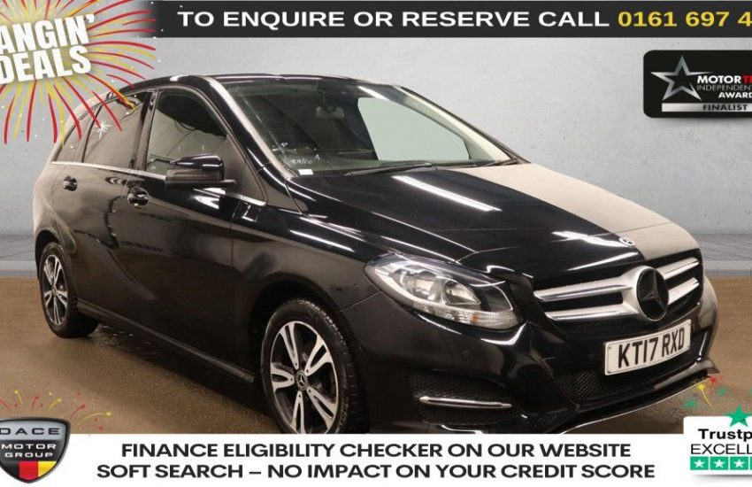Used 2017 BLACK MERCEDES-BENZ B-CLASS for sale in Manchester