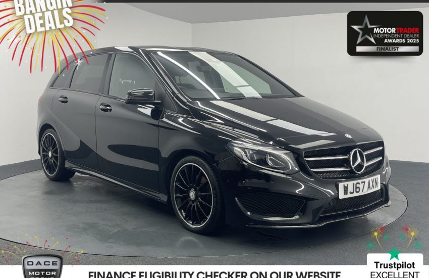 Used 2017 BLACK MERCEDES-BENZ B-CLASS for sale in Manchester