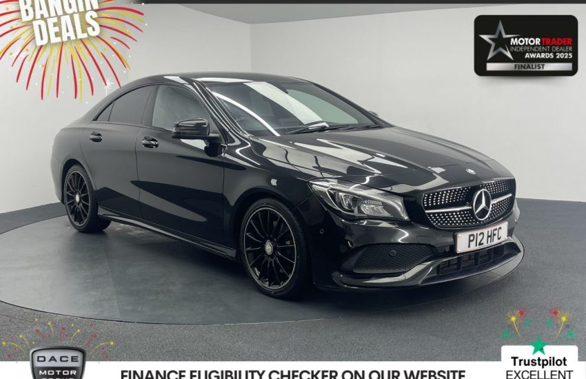Used 2017 BLACK MERCEDES-BENZ CLA for sale in Manchester