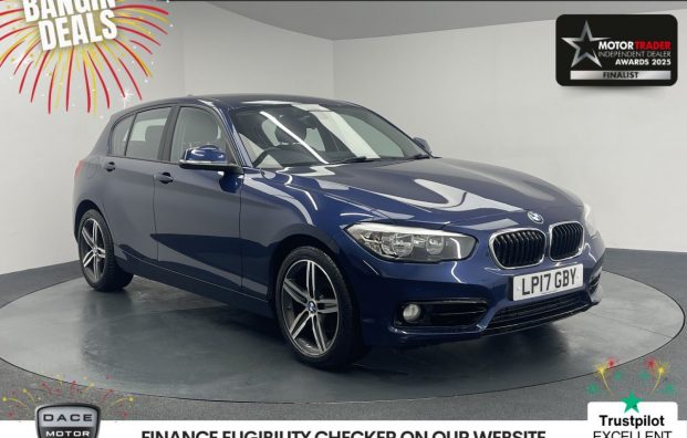 Used 2017 BLUE BMW 1 SERIES for sale in Manchester