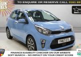 Used 2017 BLUE KIA PICANTO for sale in Manchester