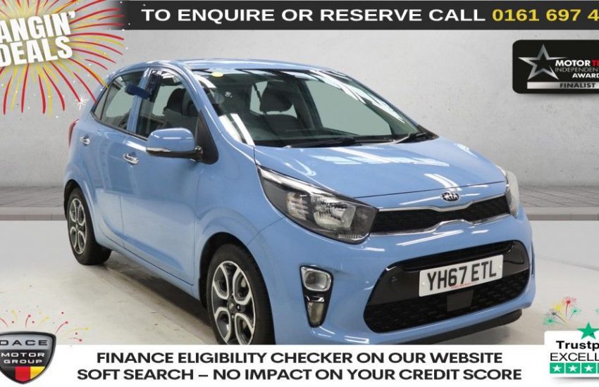 Used 2017 BLUE KIA PICANTO for sale in Manchester