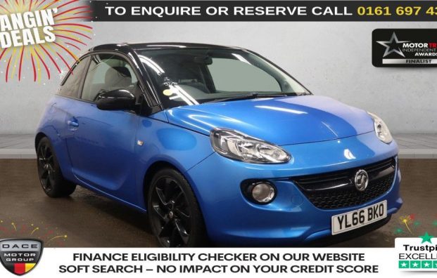 Used 2017 BLUE VAUXHALL ADAM for sale in Manchester