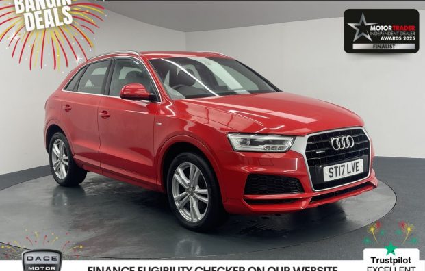 Used 2017 RED AUDI Q3 for sale in Manchester