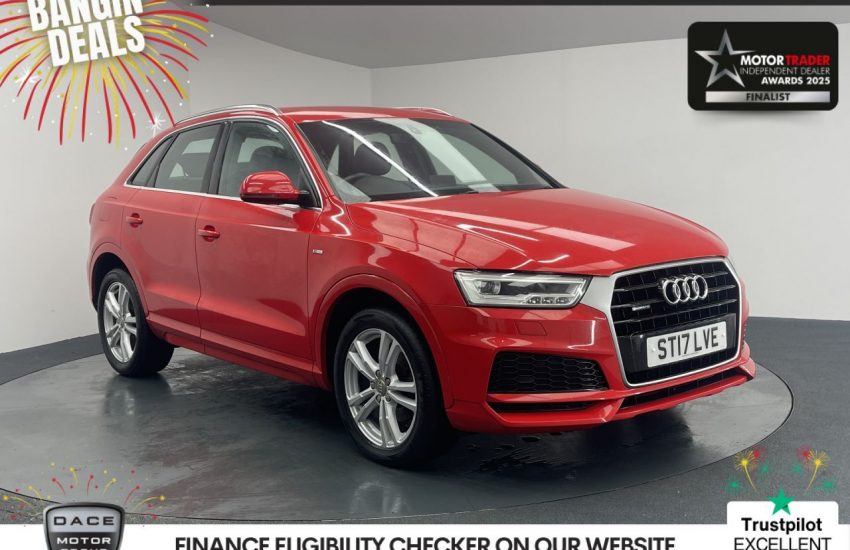 Used 2017 RED AUDI Q3 for sale in Manchester