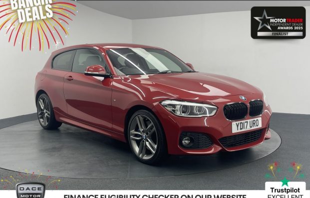 Used 2017 RED BMW 1 SERIES for sale in Manchester