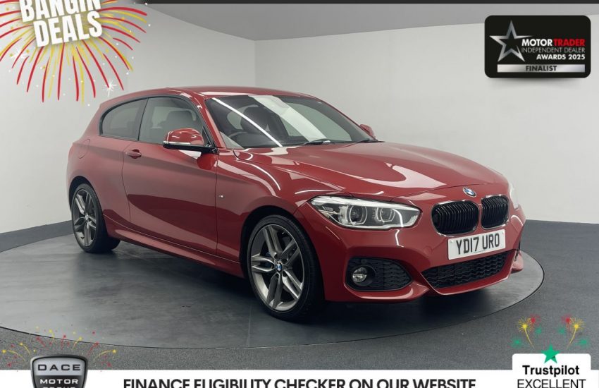 Used 2017 RED BMW 1 SERIES for sale in Manchester