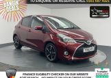 Used 2017 RED TOYOTA YARIS for sale in Manchester