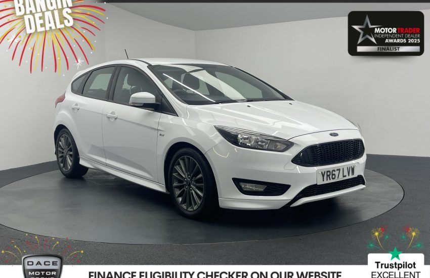 Used 2017 WHITE FORD FOCUS for sale in Manchester