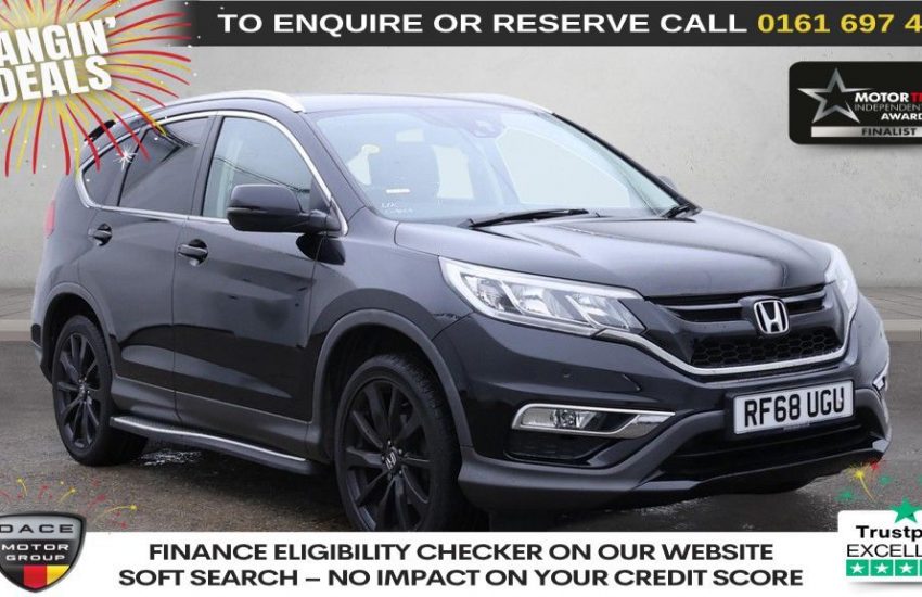 Used 2018 BLACK HONDA CR-V for sale in Manchester