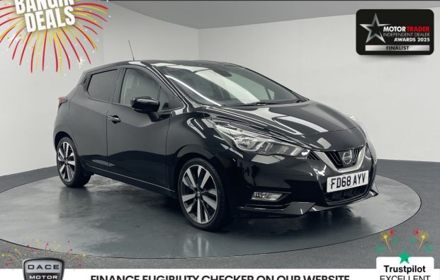 Used 2018 BLACK NISSAN MICRA for sale in Manchester