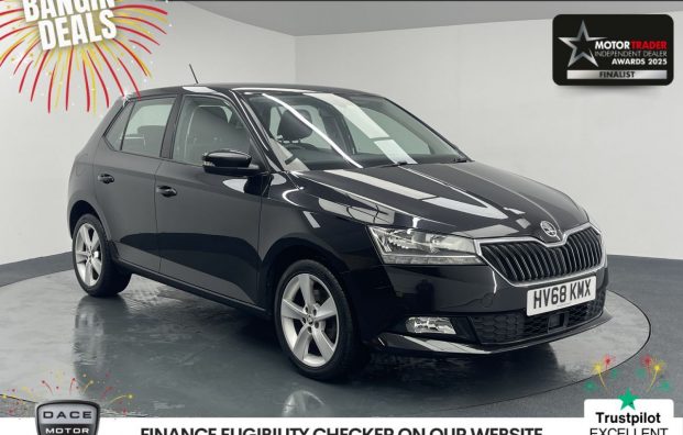 Used 2018 BLACK SKODA FABIA for sale in Manchester