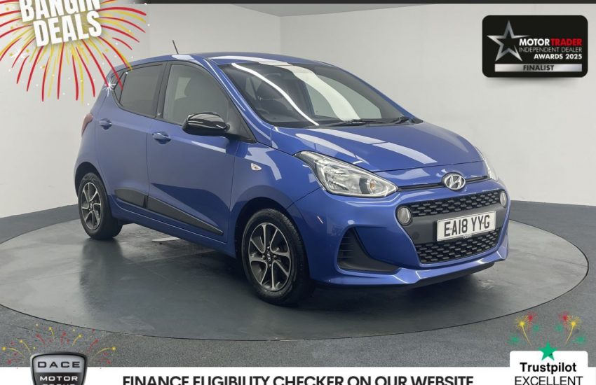 Used 2018 BLUE HYUNDAI I10 for sale in Manchester