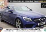 Used 2018 BLUE MERCEDES-BENZ C-CLASS for sale in Manchester