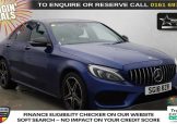 Used 2018 BLUE MERCEDES-BENZ C-CLASS for sale in Manchester
