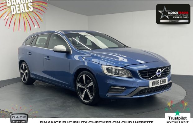 Used 2018 BLUE VOLVO V60 for sale in Manchester