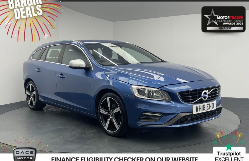 Used 2018 BLUE VOLVO V60 for sale in Manchester