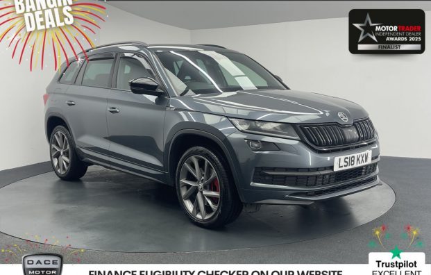Used 2018 GREY SKODA KODIAQ for sale in Manchester
