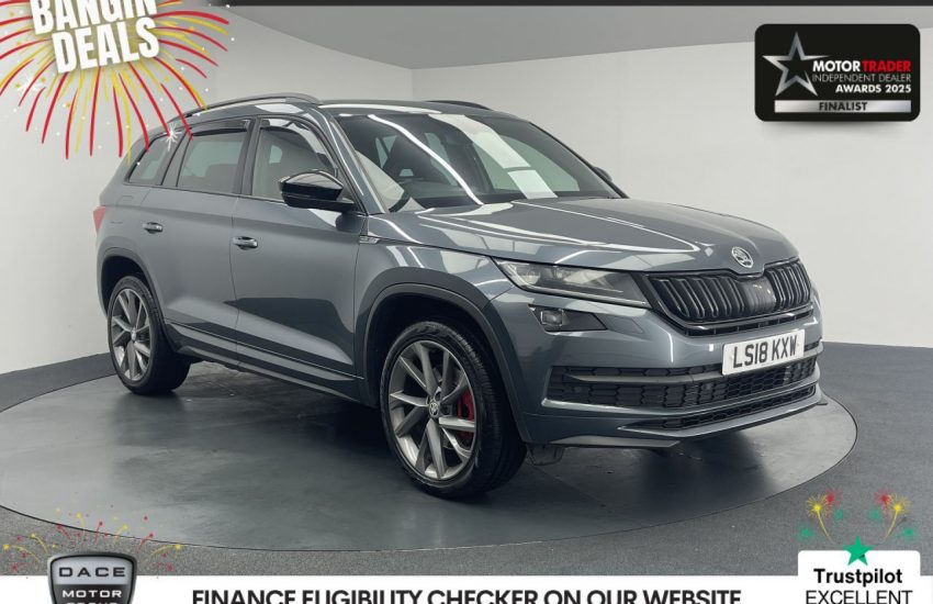 Used 2018 GREY SKODA KODIAQ for sale in Manchester