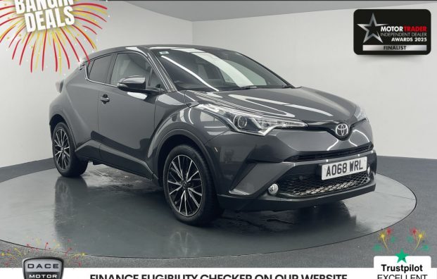 Used 2018 GREY TOYOTA C-HR for sale in Manchester