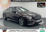Used 2018 RED MERCEDES-BENZ E-CLASS for sale in Manchester