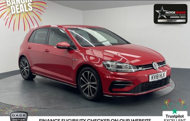 Used 2018 RED VOLKSWAGEN GOLF for sale in Manchester