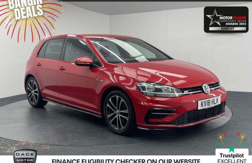 Used 2018 RED VOLKSWAGEN GOLF for sale in Manchester