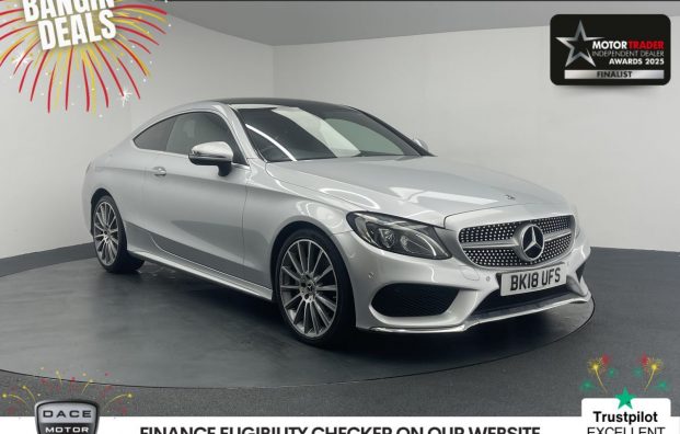 Used 2018 SILVER MERCEDES-BENZ C-CLASS for sale in Manchester