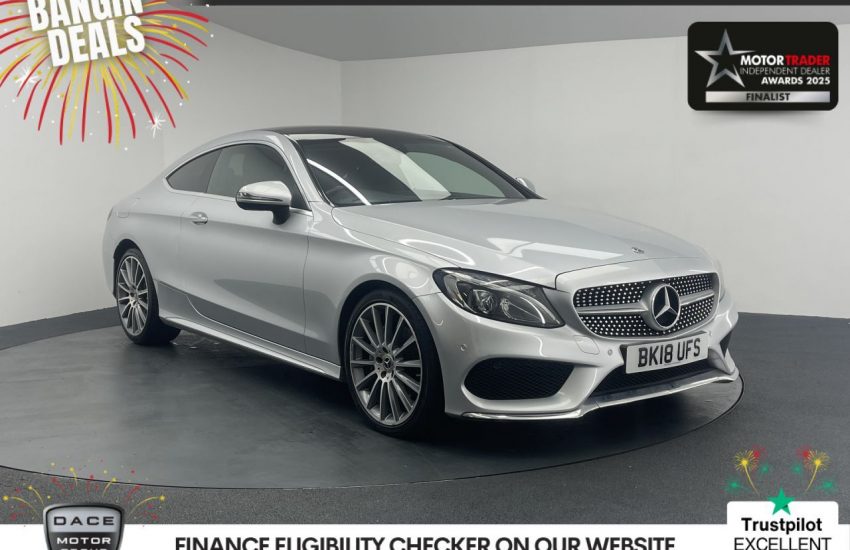 Used 2018 SILVER MERCEDES-BENZ C-CLASS for sale in Manchester
