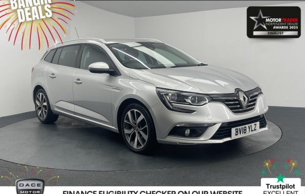 Used 2018 SILVER RENAULT MEGANE for sale in Manchester