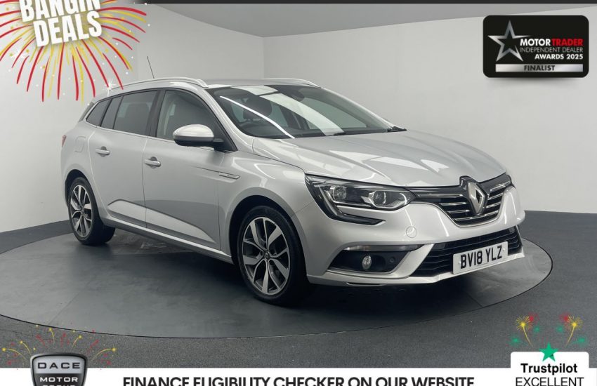 Used 2018 SILVER RENAULT MEGANE for sale in Manchester