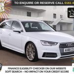 Used 2018 WHITE AUDI A4 AVANT for sale in Manchester