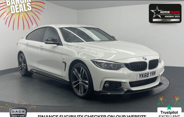 Used 2018 WHITE BMW 4 SERIES GRAN COUPE for sale in Manchester