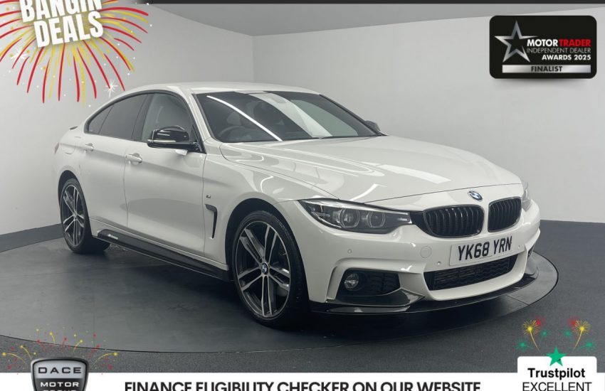 Used 2018 WHITE BMW 4 SERIES GRAN COUPE for sale in Manchester