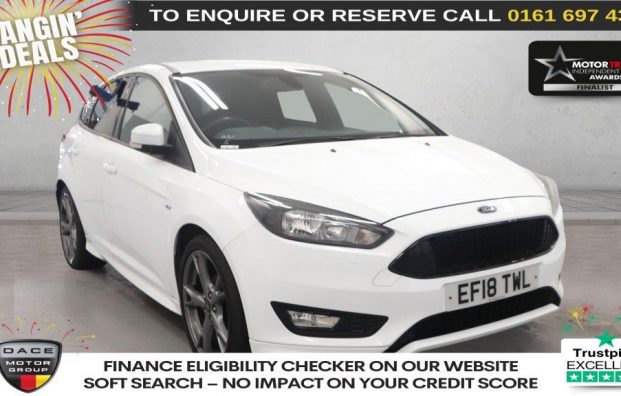 Used 2018 WHITE FORD FOCUS for sale in Manchester