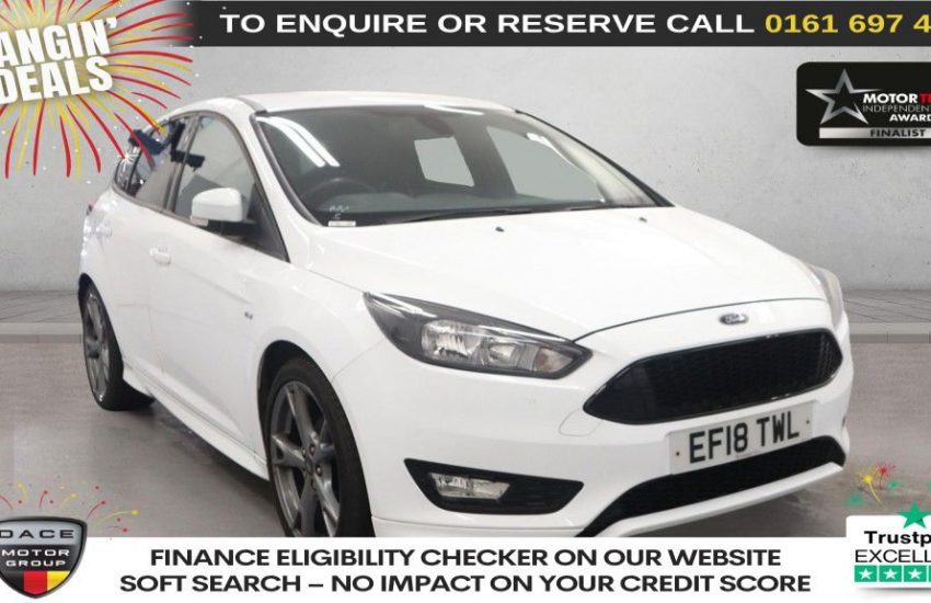 Used 2018 WHITE FORD FOCUS for sale in Manchester