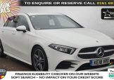 Used 2018 WHITE MERCEDES-BENZ A-CLASS for sale in Manchester