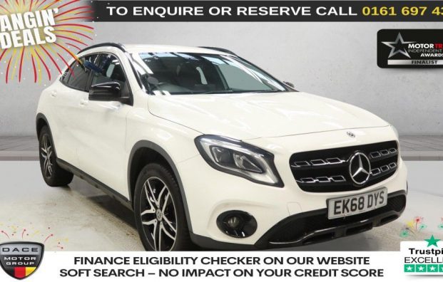 Used 2018 WHITE MERCEDES-BENZ GLA for sale in Manchester