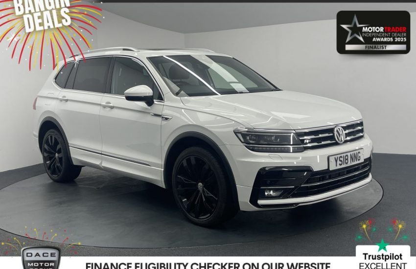 Used 2018 WHITE VOLKSWAGEN TIGUAN ALLSPACE for sale in Manchester