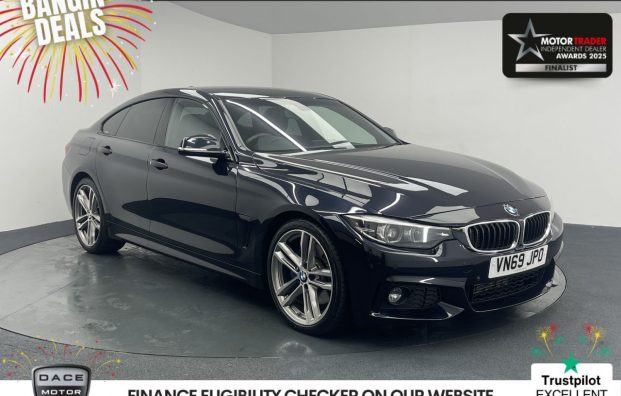 Used 2019 BLACK BMW 4 SERIES GRAN COUPE for sale in Manchester