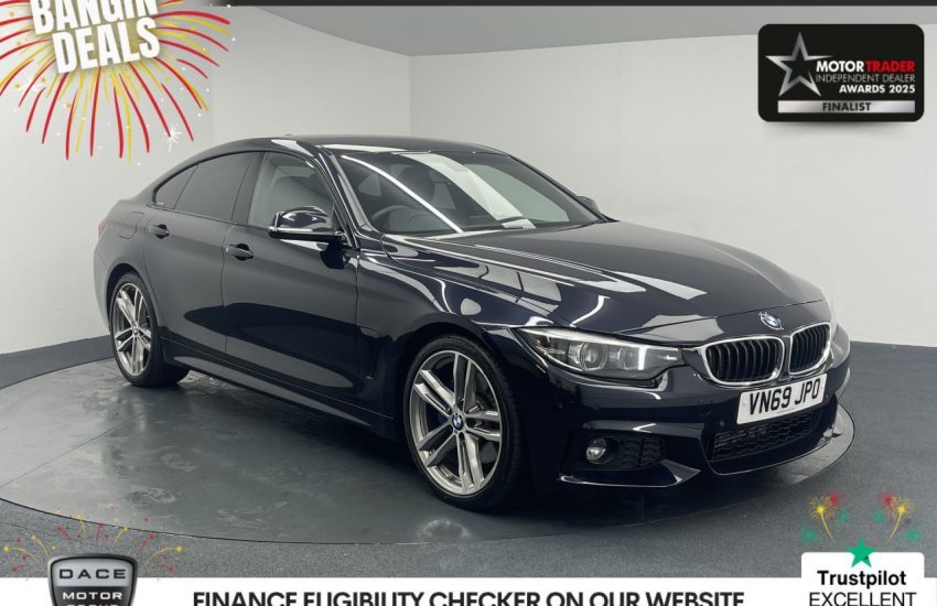 Used 2019 BLACK BMW 4 SERIES GRAN COUPE for sale in Manchester