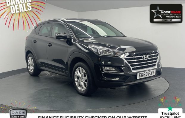 Used 2019 BLACK HYUNDAI TUCSON for sale in Manchester