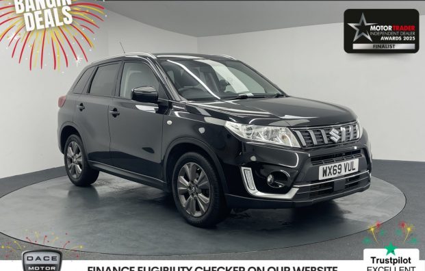 Used 2019 BLACK SUZUKI VITARA for sale in Manchester