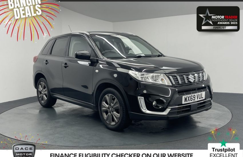 Used 2019 BLACK SUZUKI VITARA for sale in Manchester