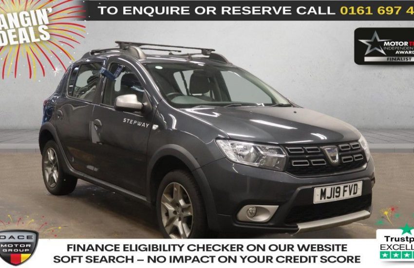 Used 2019 GREY DACIA SANDERO STEPWAY for sale in Manchester