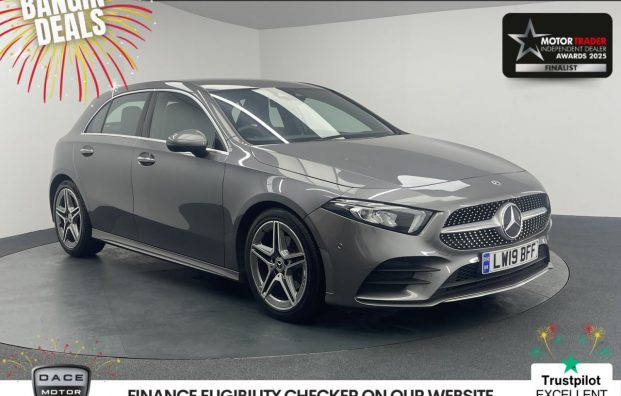Used 2019 GREY MERCEDES-BENZ A-CLASS for sale in Manchester
